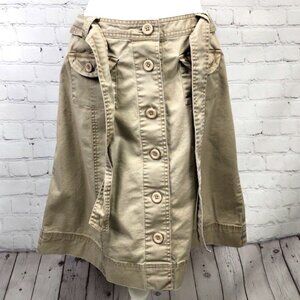 Talbots khaki skirt
